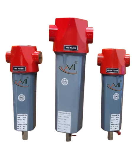 Pre air filter for industrial air compressors