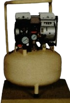 Silent oil-free air compressor for industrial and medical applications