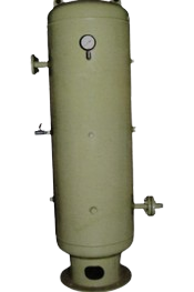 Industrial air receiver tank for compressed air storage